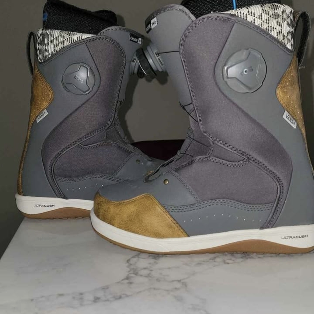 Vans Gray and Brown Women's Winter Boots